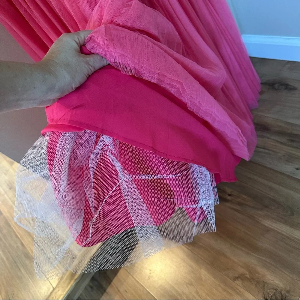 Hutch Pink Sleeveless Sundress for Weddings - Picture 7 of 12